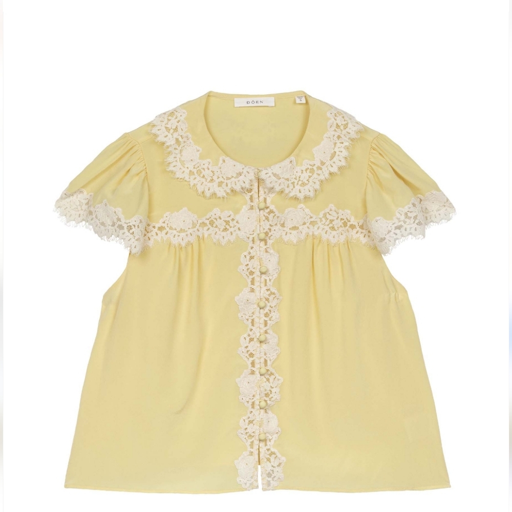 ISO ISO ISO Doen Josephine Yellow Top